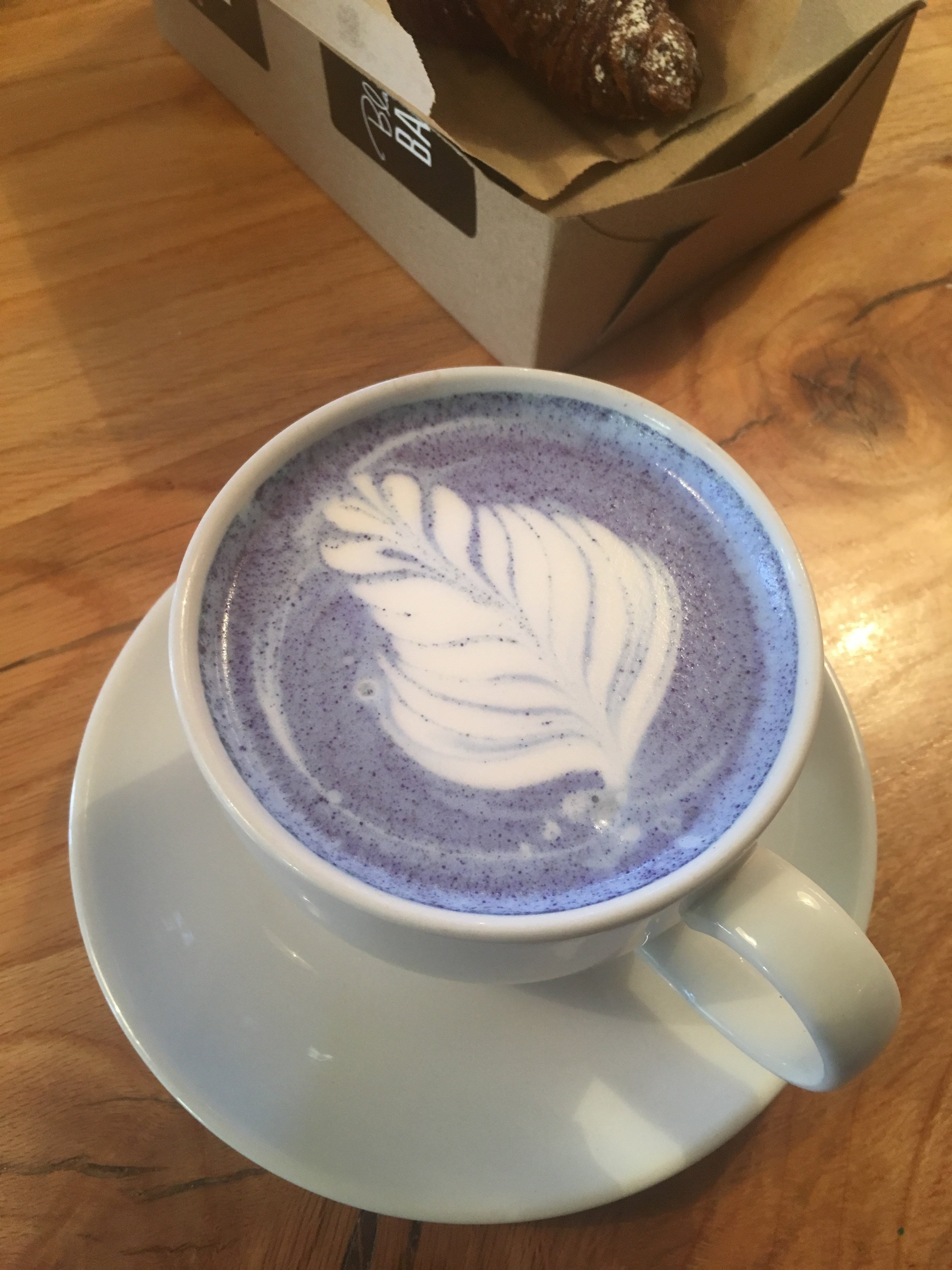 Blue Butterfly Matcha Tea for chilly winter weather